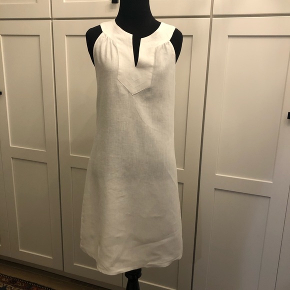 tommy bahama white linen dress